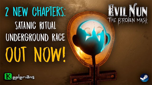 Khám phá 2 chương mới với nhiệm vụ, thành tích mới trong Evil Nun: The Broken Mask