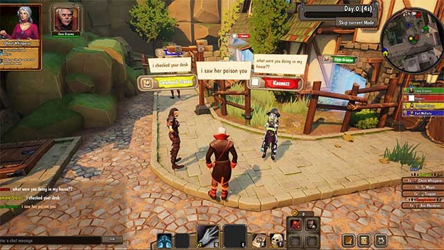 Eville là game truy tìm kẻ sát nhân giống Ma sói