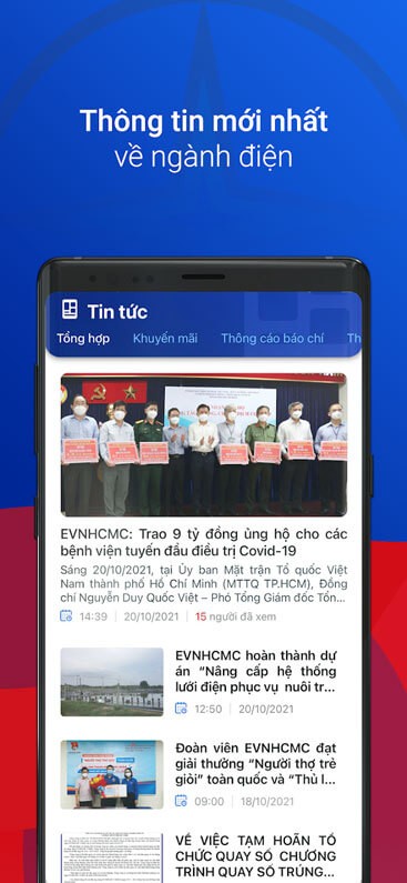 Cập nhật thông tin điện lực