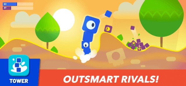 Tấn công và ăn thịt đối thủ trong game Evo Pop