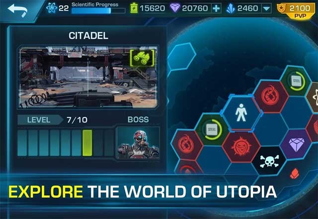 Khám phá thế giới Utopia từ một góc độ khác trong game Evolution 2 for Android