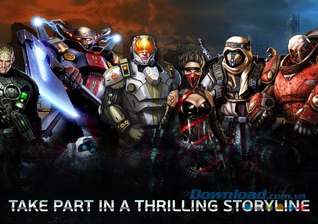 Các chiến binh trong game Evolution: Battle for Utopia