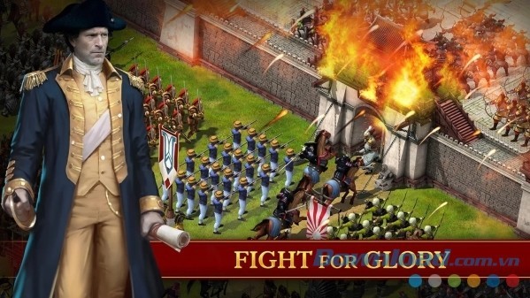 Evony: The King's Return cho Android đặt trọng trách trị vì vương quốc vào lòng bàn tay người chơi