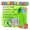 Excel Add Headers and Footers to Multiple Files Software