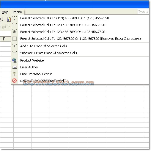 Excel Phone Number Format Software
