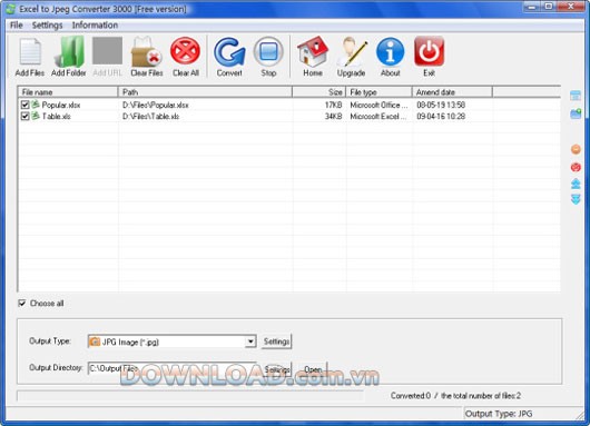 Excel to Jpeg Converter 3000