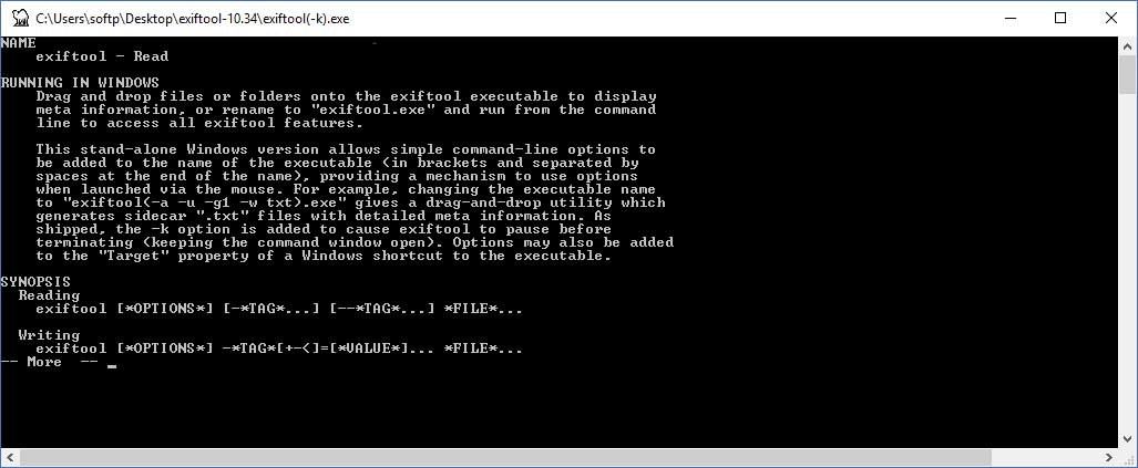 Cập nhật ExifTool mới nhất