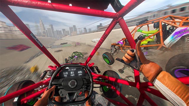 Chơi EXOcars VR trong môi trường thực tế ảo sinh động