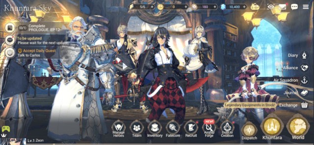 Exos Heroes là một game nhập vai có đồ họa tuyệt đẹp