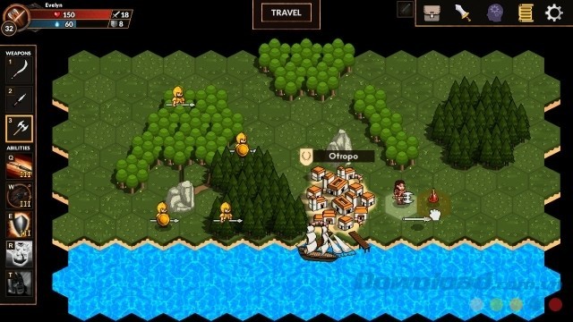 Tận dụng lợi thế của thuyền trong game chiến thuật nhập vai Expect The Unexpected cho máy tính và Mac