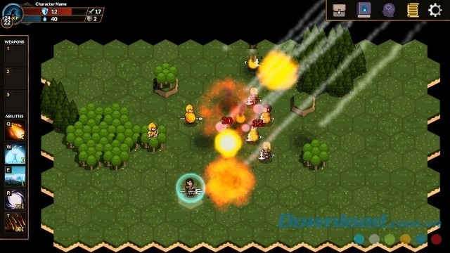 Dùng tuyệt chiêu đẹp mắt trong game chiến thuật nhập vai Expect The Unexpected cho máy tính và Mac