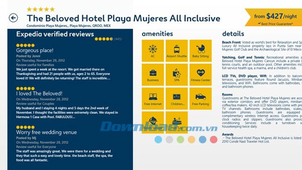Expedia for Windows 8