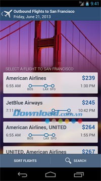 Expedia Hotels & Flights for Android