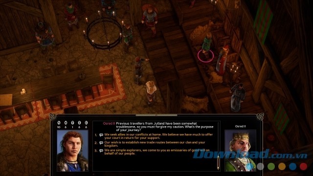 Lựa chọn trong số nhiều phương án của game nhập vai mới Expeditions: Viking cho máy tính