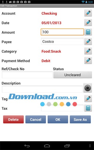 Expense Manager cho Android