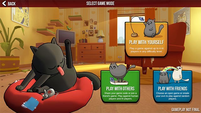 Chơi game Mèo nổ 1 mình hoặc cạnh tranh với bạn bè, người chơi thực