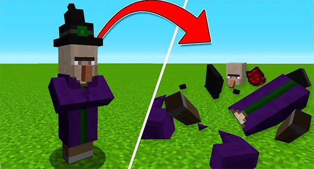 Exploding Mobs Mod thêm hiệu ứng mob vỡ tung thành nhiều mảnh sau khi chết