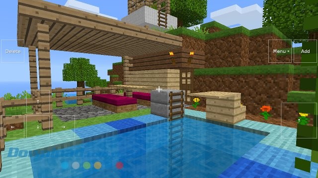 Xây dựng bể bơi trong game Exploration Lite