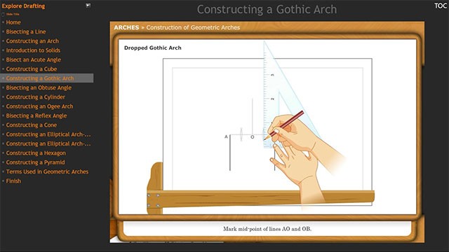 Hướng dẫn vẽ kỹ thuật từng bước một trong Explore Drafting app