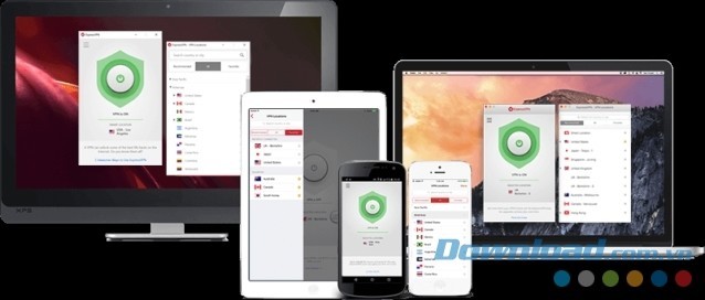 Sử dụng phần mềm mạng riêng ảo ExpressVPN để bảo vệ máy tính và nhiều thiết bị khác