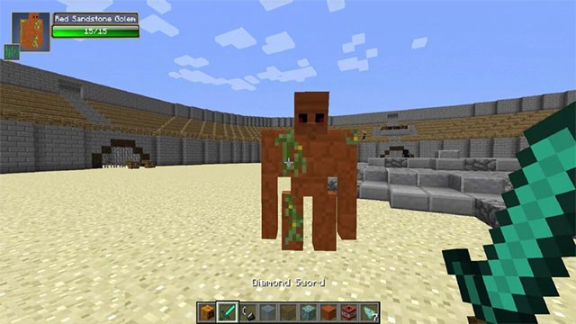 Extra Golems Mod bổ sung nhiều quái vật golem mới vào thế giới Minecraft