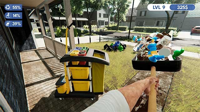 Extreme Cleaning Simulator là game dọn dẹp những căn nhà siêu bẩn
