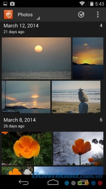 Tự động sao lưu ảnh và video không giới hạn từ thẻ nhớ lên đám mây