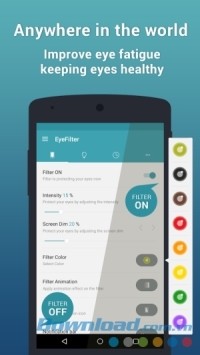EyeFilter Pro cho Android cải thiện độ tinh của mắt
