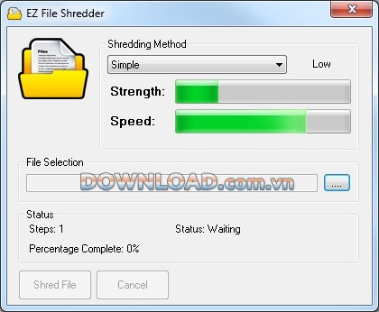 EZ File Shredder