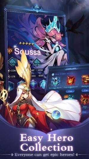 Thu thập anh hùng dễ dàng