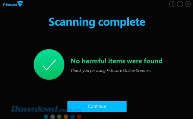 Nhận thông báo máy tính sạch