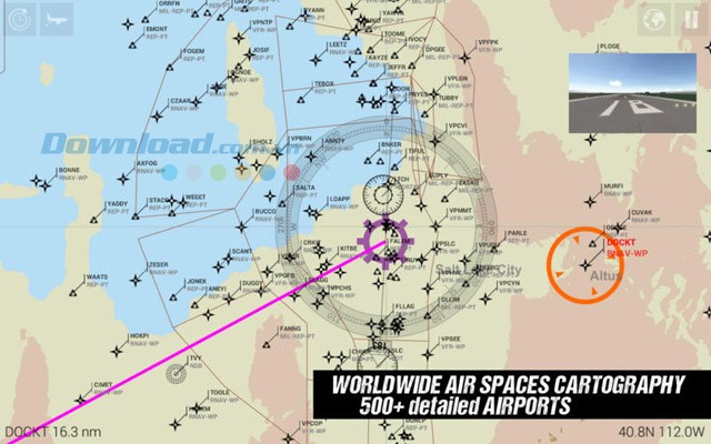 Bản đồ sân bay chi tiết