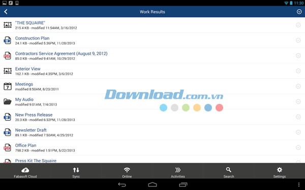 Fabasoft Cloud for Android
