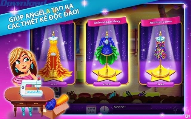 Giúp Angela tạo ra những thiết kế độc đáo