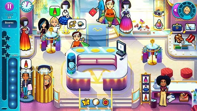 Gameplay theo phong cách quản lý thời gian với chủ đề thời trang