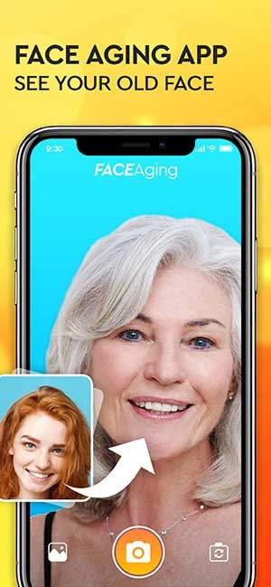 Ứng dụng biến đổi khuôn mặt từ trẻ thành già Face Aging App cho iOS