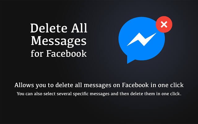 Delete All Messages for Facebook