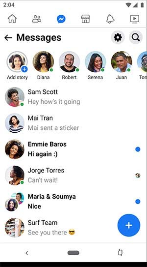 Kết nối với Messenger