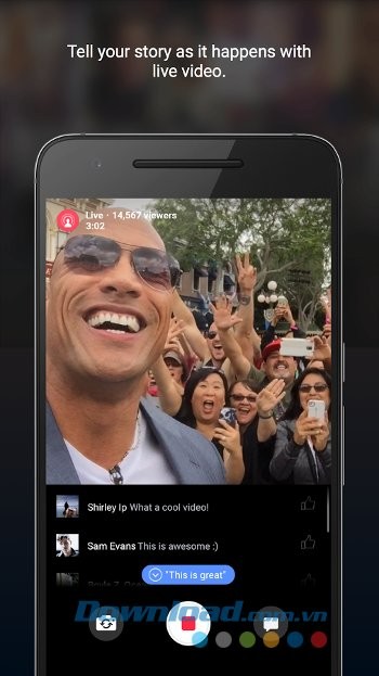 Stream video trực tiếp với Facebook Mentions