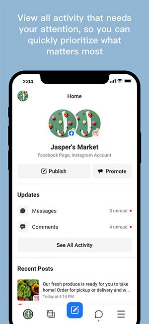 Facebook Business Suite theo dõi mọi hoạt động của fanpage
