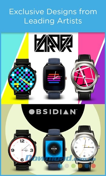 Tìm kiếm mặt đồng hồ đẹp với Facer