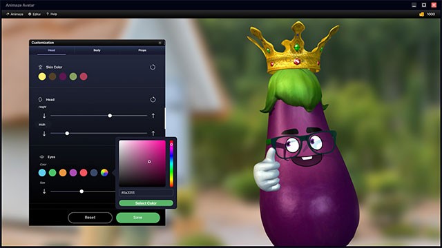 Hàng loạt công cụ và phụ kiện để tạo avatar đa phong cách với Animaze