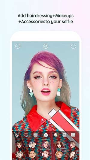 Nhiều hiệu ứng phụ kiện, trang điểm