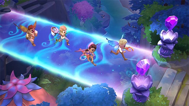 Chơi online tối đa 4 người để cùng nhau khám phá, tương tác và tiến bộ trong thế giới game Fae Farm