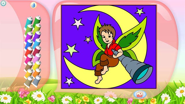 Fairies Coloring Book là app tô màu sáng tạo, bổ ích cho trẻ em