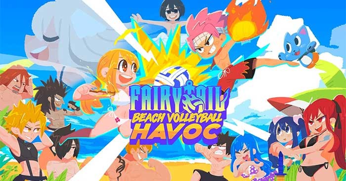 Tham gia giải đấu bóng chuyền bãi biển sôi động cùng dàn nhân vật Fairy Tail
