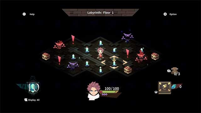 Tăng sức mạnh bằng các lá bài giành được trong trận chiến hoặc tìm thấy trong rương