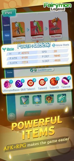 Vô số item mạnh mẽ