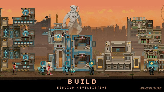 Tái xây dựng lại nền văn minh nhân loại trong game Fake Future