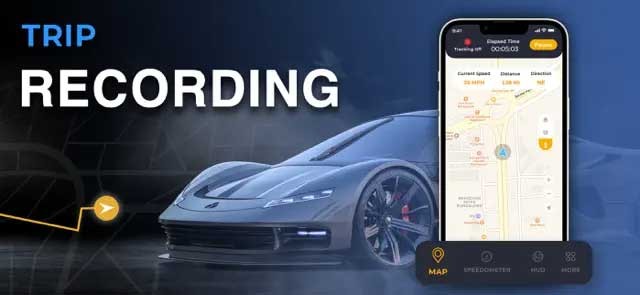 App cũng hiển thị tốc độ trung bình, tổng khoảng cách, tốc độ tối đa, thời gian dừng,...